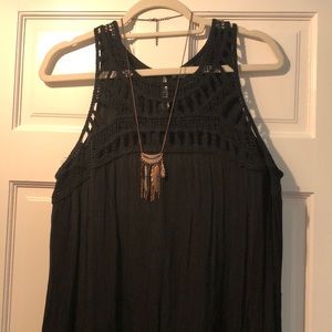 Nina Leonard black dress